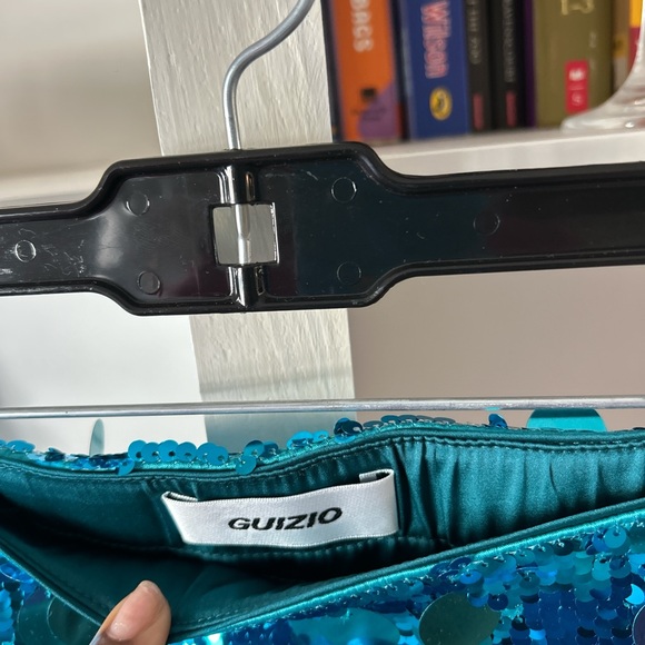 DANIELLE GUIZIO PAILLETTE SKIRT IN TROPIC - Picture 2 of 2